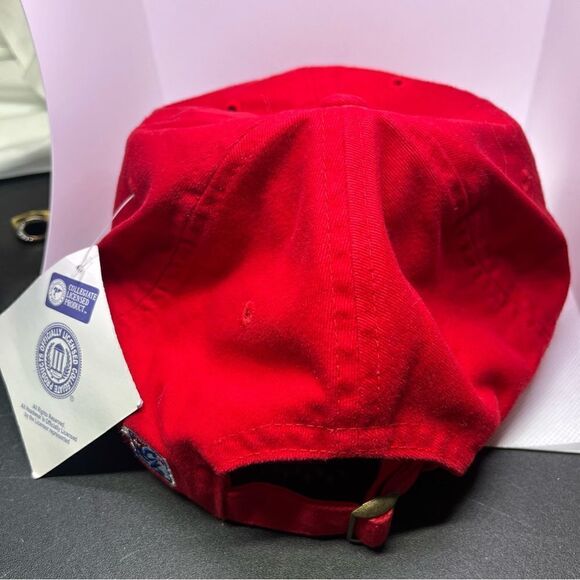 Otterbein University Cardinals Red “The Game” Adjustable‎ Hat Cap Cotton NWT - Picture 3 of 5